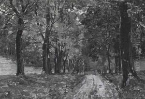 Herbstliche Allee by Robert Franz Curry