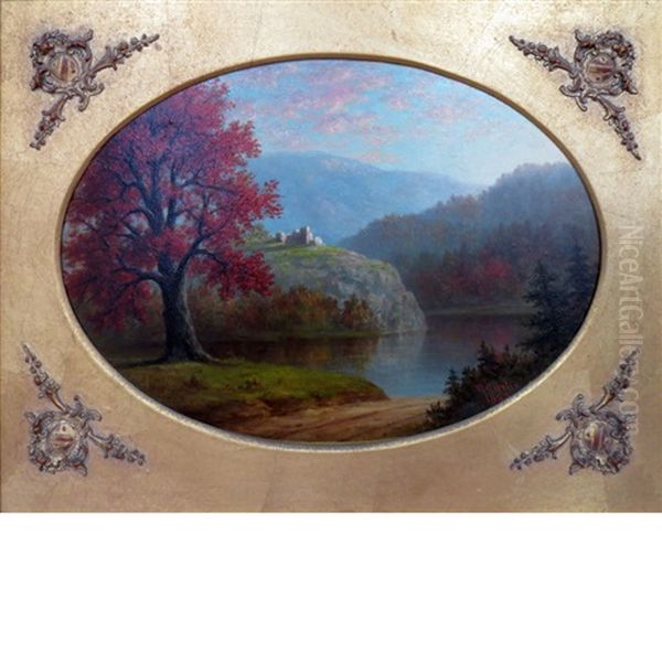 Fall Landscape With Ruins - view 1