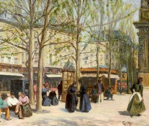 Place Saint-michel by George Curtis