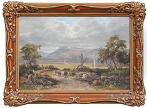 Valley Pastoral, Victoria by James Waltham Curtis