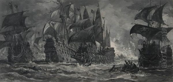 The Sea Battle - view 1