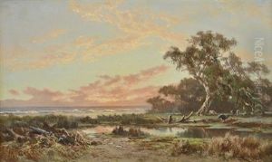 Sunset On Westernport Shore Sunset On Westernport Shore
