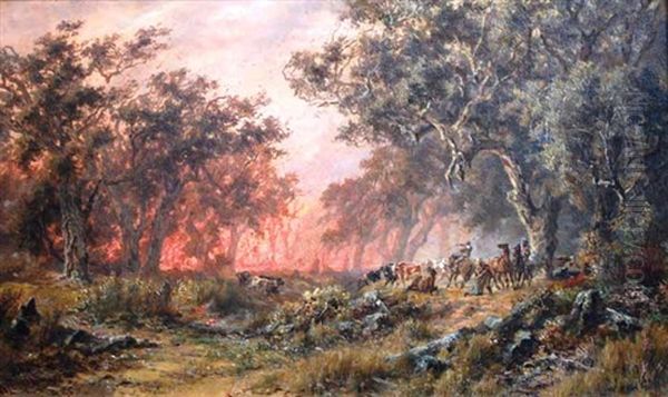 Fleeing The Fire - view 1