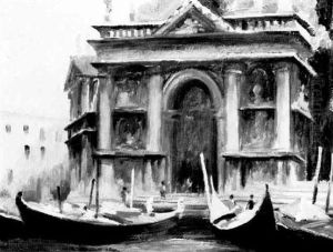 View Of Santa Maria Della Salute by Ralph Wormsley Curtis