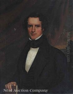 Portrait Of Thomas James Mcmillan (+ Portrait Of Louisa Rogers Ray Mcmillan; Pair) Portrait Of Thomas James Mcmillan (+ Portrait Of Louisa Rogers Ray Mcmillan; Pair)
