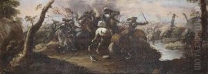 A Cavalry Skirmish A Cavalry Skirmish