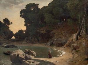 L'arrivee D'une Barque De Pecheurs, Circa 1880