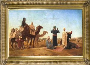 Araber Und Kamele by Alfred de Curzon