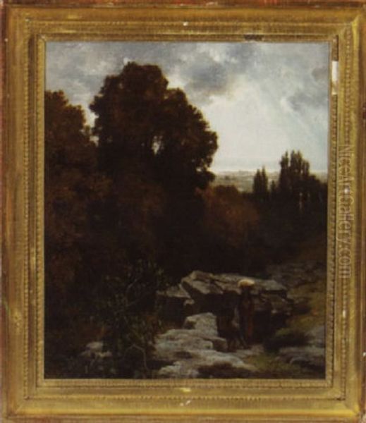 Landscape With Peasants Resting - view 1