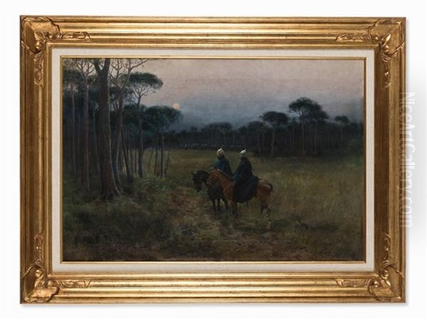 Rider On A Meadow - view 1