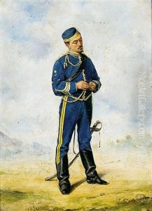 Husar De La Reina. Capitan