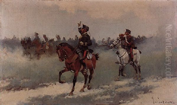 Militares A Caballo - view 1