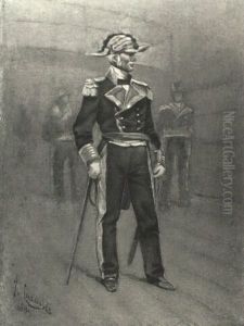 Spanish Military Officer by Josep (Jose) Cusachs y Cusachs