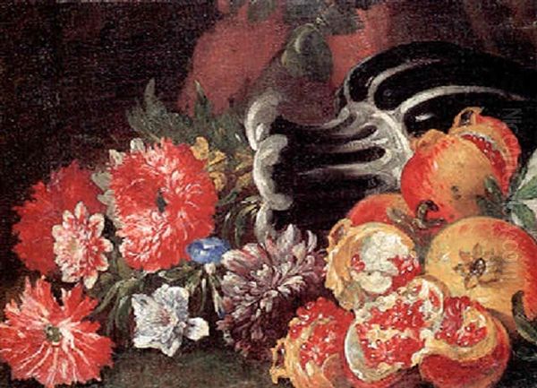 Still Life With Flowers And Pomegranates - view 1