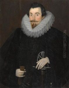 Portrait Of Sir John Harrington by Hieronymus Custodis