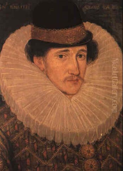 Portrait Of A Gentleman (sir Henry Bromley Of Hold Castle, Worcestershire?) - view 1
