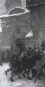 Nochebuena En Aragon by Vicente Cutanda y Toraya