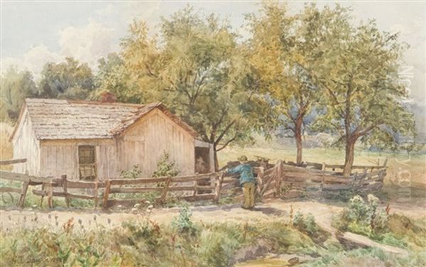 Coming Upon The Homestead - view 1