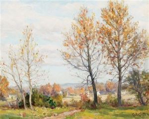 Autumn At Port Perry by Gertrude E. Spurr Cutts