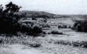 Village In The Valley by Gertrude E. Spurr Cutts