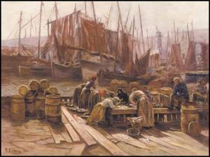 Sorting The Catch by Gertrude E. Spurr Cutts