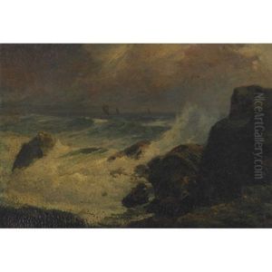 On The Cornish Coast by William Malcolm Cutts