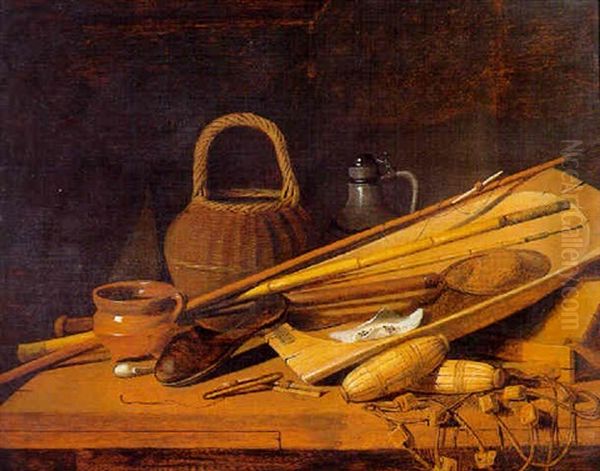 Still Life With Fishing Instruments - view 1
