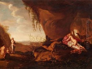 Felsengrotte Mit Diana Und Nymphen by Abraham van Cuylenborch