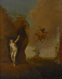 Perseus Befreit Andromeda by Abraham van Cuylenborch