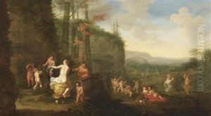 Allegorie Auf Die Fruchbarkeit Der Gottin Ceres by Abraham van Cuylenborch