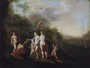 Das Urteil Des Paris by Abraham van Cuylenborch