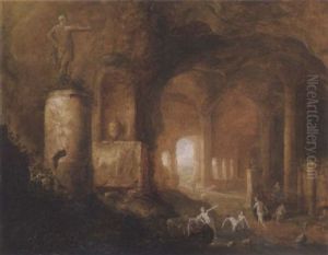 Grotte Mit Badenden