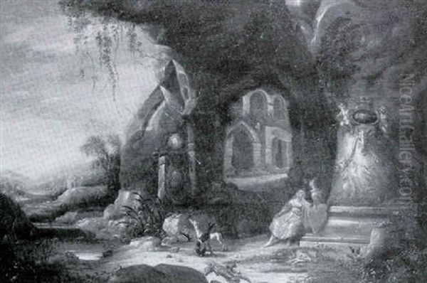 Diana And Endymion In A Grotto - view 1