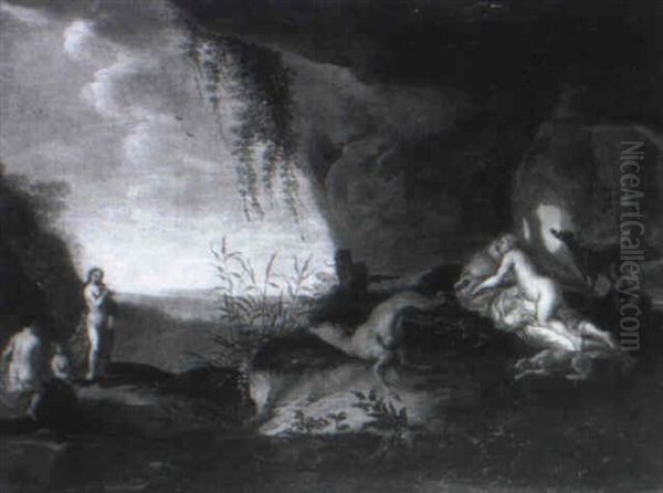 Diana And Her Nymphs Resting In A Grotto After The Chase - view 1
