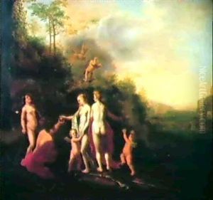 Il Giudizio Di Paride by Abraham van Cuylenborch