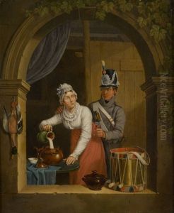 La Preparation Du Repas Interrompue by Cornelis van Cuylenburg