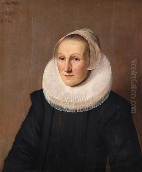 Portrait Of A Lady, Aged 26, Half Length - view 1