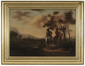Hunters On A Path by Aelbert Cuyp