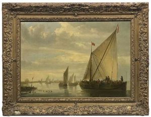 Die Rotterdamer Fahre by Aelbert Cuyp