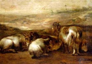 Landscape With Rams by Aelbert Cuyp