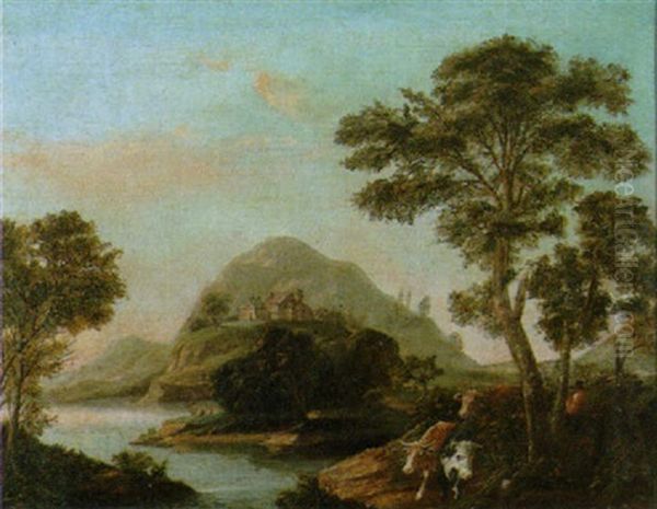 Ideale Flusslandschaft - view 1