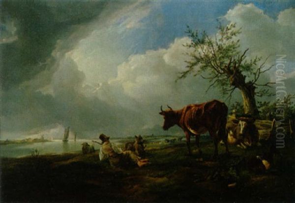 A Dutch Bucolic Lanscape - view 1