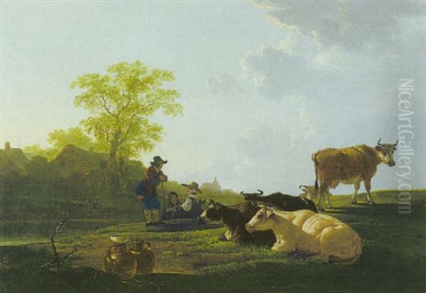 Hollandische Weidelandschaft - view 1