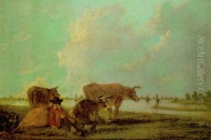 Paisaje Con Pastor by Aelbert Cuyp