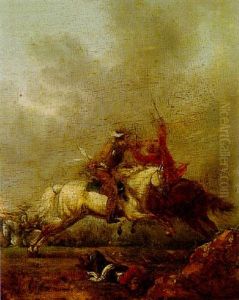 Battle Scene by Aelbert Cuyp