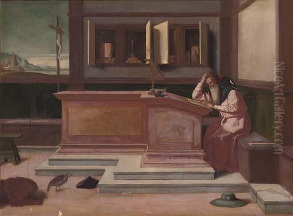 Saint Jerome In His Study - view 1