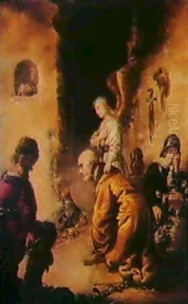 Apostlen Peter Der Befries Fra Sit Faengsel Af En Engel - view 1