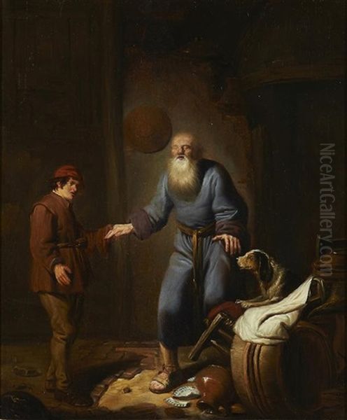 Tobit And His Son - view 1