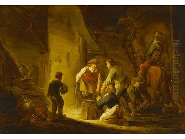 Brigands Raiding A Family Home - view 1