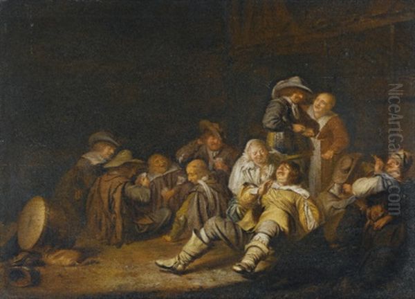 A Drunken Guardroom Scene - view 1